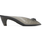 Chloé Gray 'Chloé Jelly' Mule Heeled Sandals