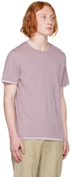 Vince Purple Double Layer T-Shirt