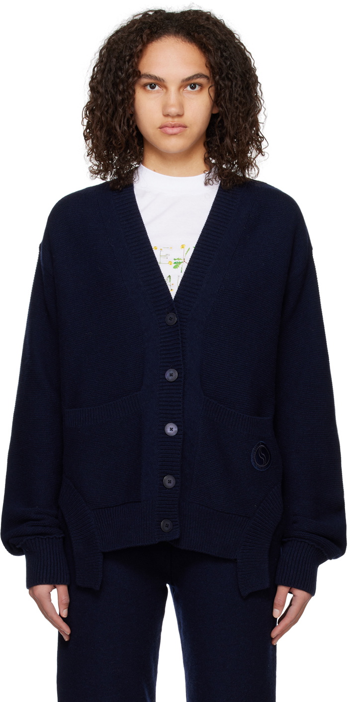 Stella McCartney Navy S-Wave Cardigan Stella McCartney