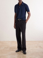Kiton - Cotton Polo Shirt - Blue
