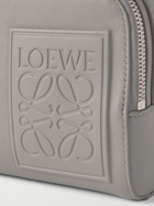 LOEWE - Mini Logo-Debossed Leather Messenger Bag