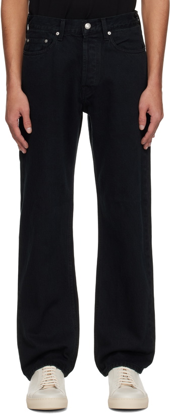 Photo: Paul Smith Black Straight-Fit Jeans