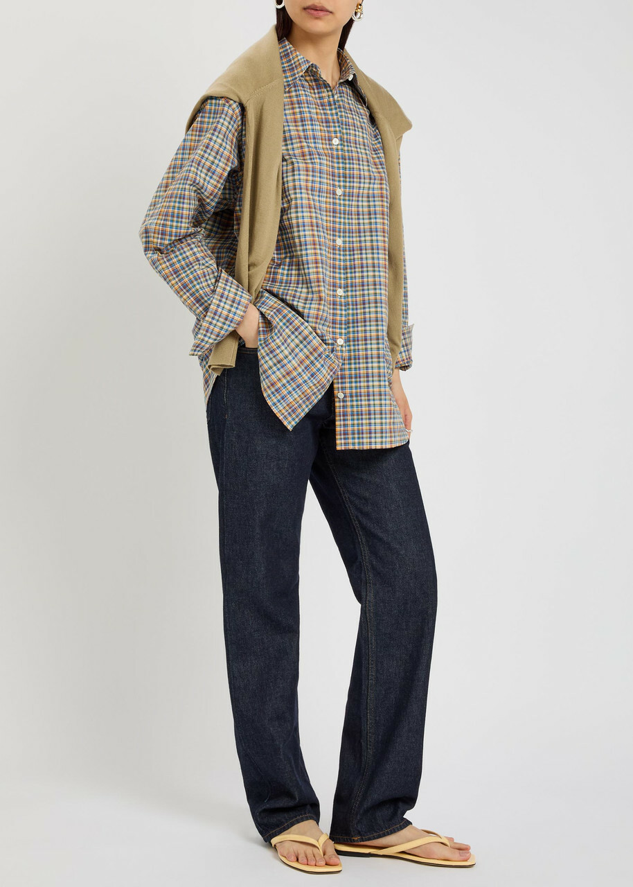 Toteme Straight-leg Jeans Dark Blue