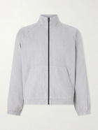 James Perse - Linen-Blend Blouson Jacket - Gray