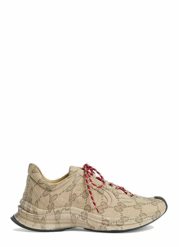 Photo: Gucci - Monogram Sneakers in Beige