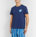 Frescobol Carioca - Pepe Modernist Printed Cotton-Jersey T-Shirt - Blue