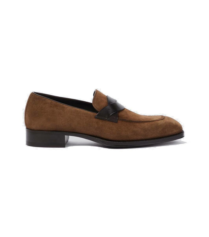 Photo: Tom Ford Elkan suede and leather loafers