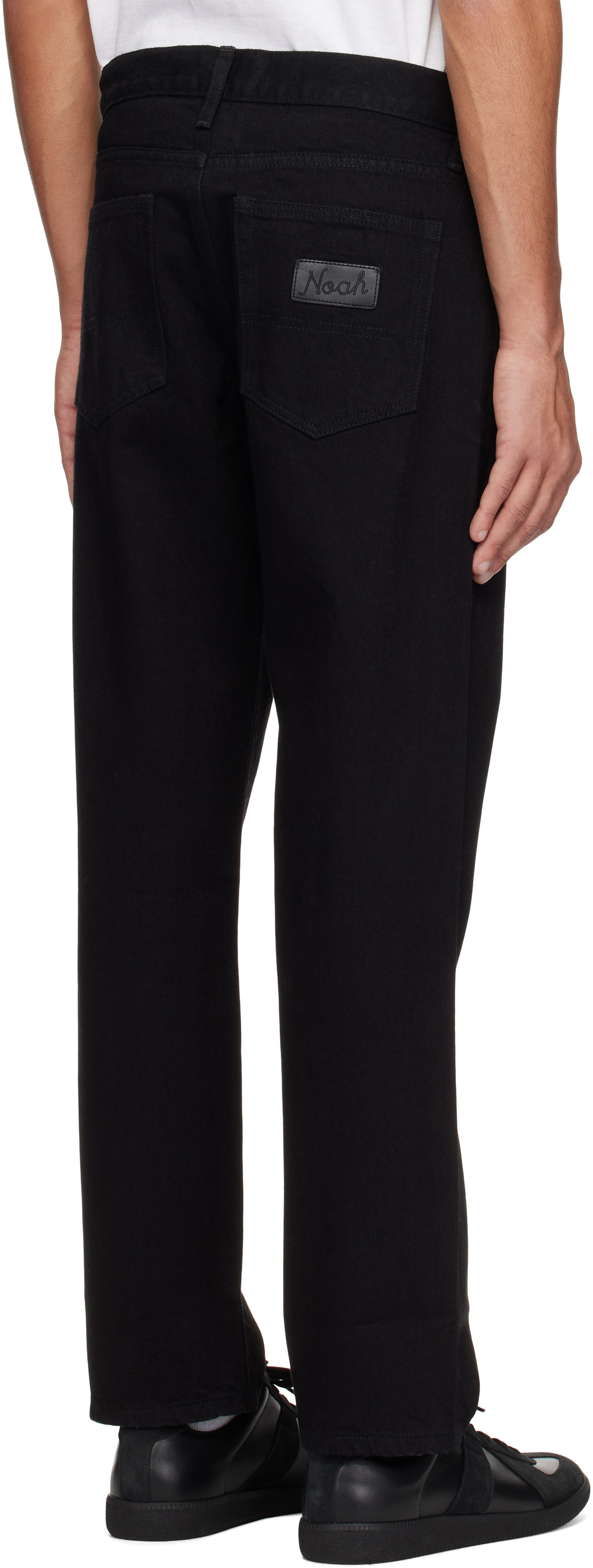 Noah Black 5-Pocket Denim Jeans