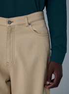 Miu Miu Logo Motif Jeans