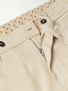 Massimo Alba - Slim-Fit Cotton and Wool-Blend Suit Trousers - Neutrals