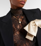 Valentino VLogo embellished necklace