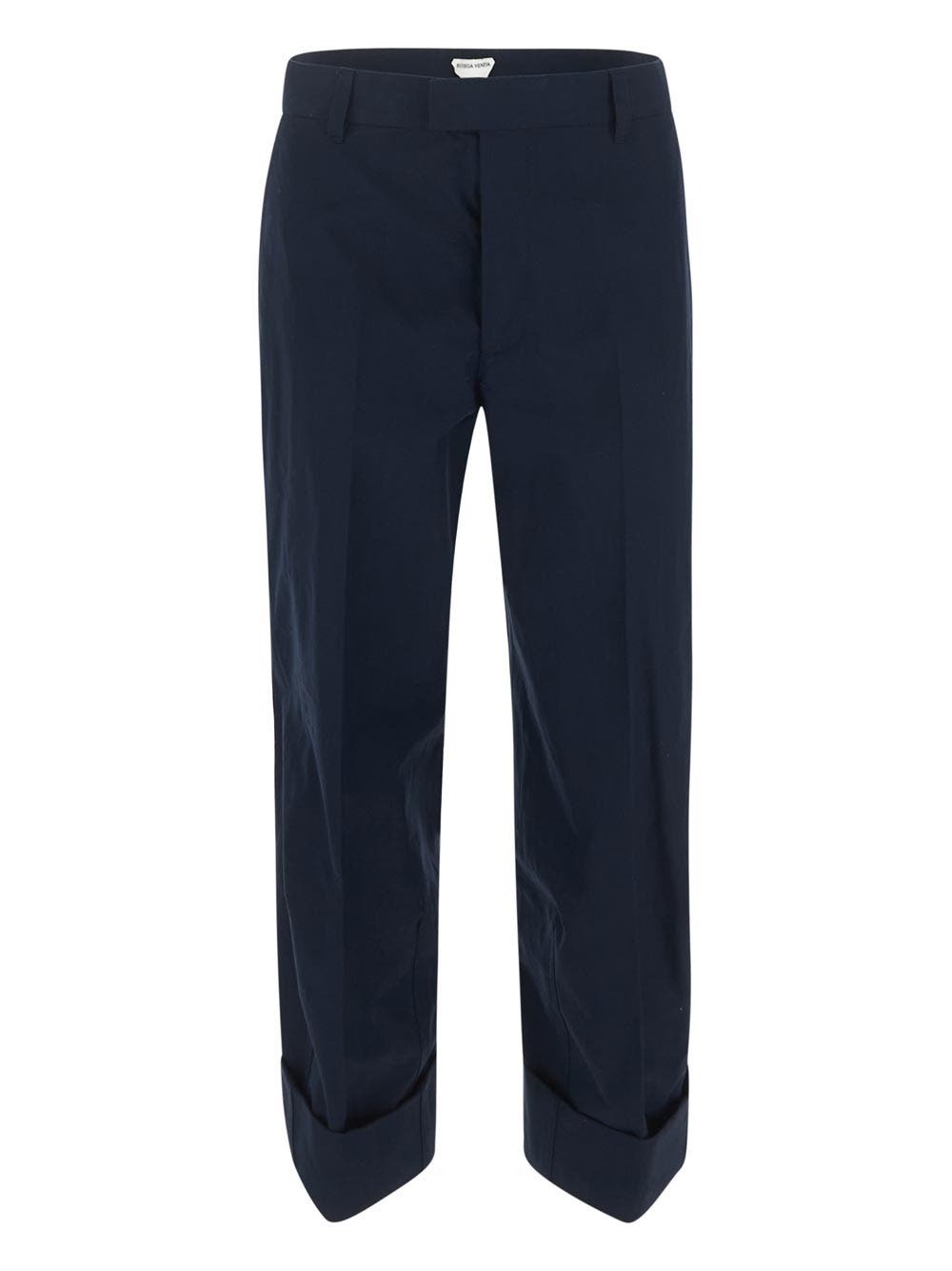 Bottega Veneta Compact Cotton Canvas Trousers Bottega Veneta