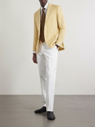 De Petrillo - Linen and Cotton-Blend Blazer - Yellow