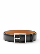 Berluti - 3.5cm Venezia Leather Belt - Black