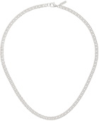Hatton Labs Silver Mini Cuban Chain Necklace