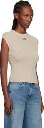 Ksubi Taupe Staple S/S T-shirt