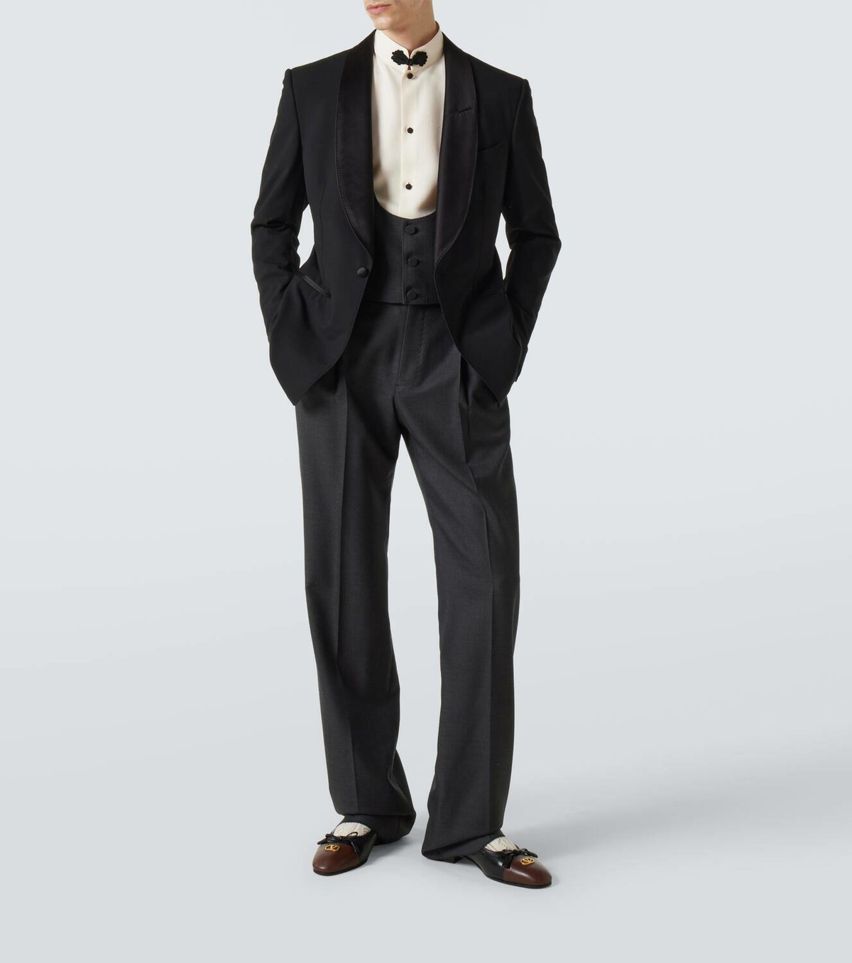 Valentino Wool gabardine vest