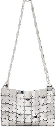 Paco Rabanne Silver Metallic Nano Square Shoulder Bag