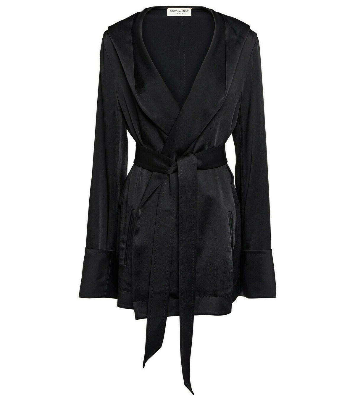 【送料&関税込】Saint Laurent Satin Coat arcadeshops.com-
