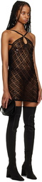 Coperni Black Sequin Minidress