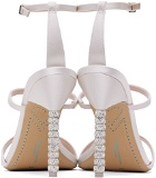 Sophia Webster Off-White Rosalind Crystal Heeled Sandals