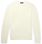 Theory - Davies Textured-Knit Linen-Blend Sweater - White