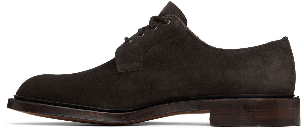 Drake's Brown Suede August Goodyear Welted Derbys
