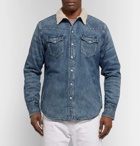 Polo Ralph Lauren - Sherpa-Lined Denim Western Shirt Jacket - Men - Mid denim