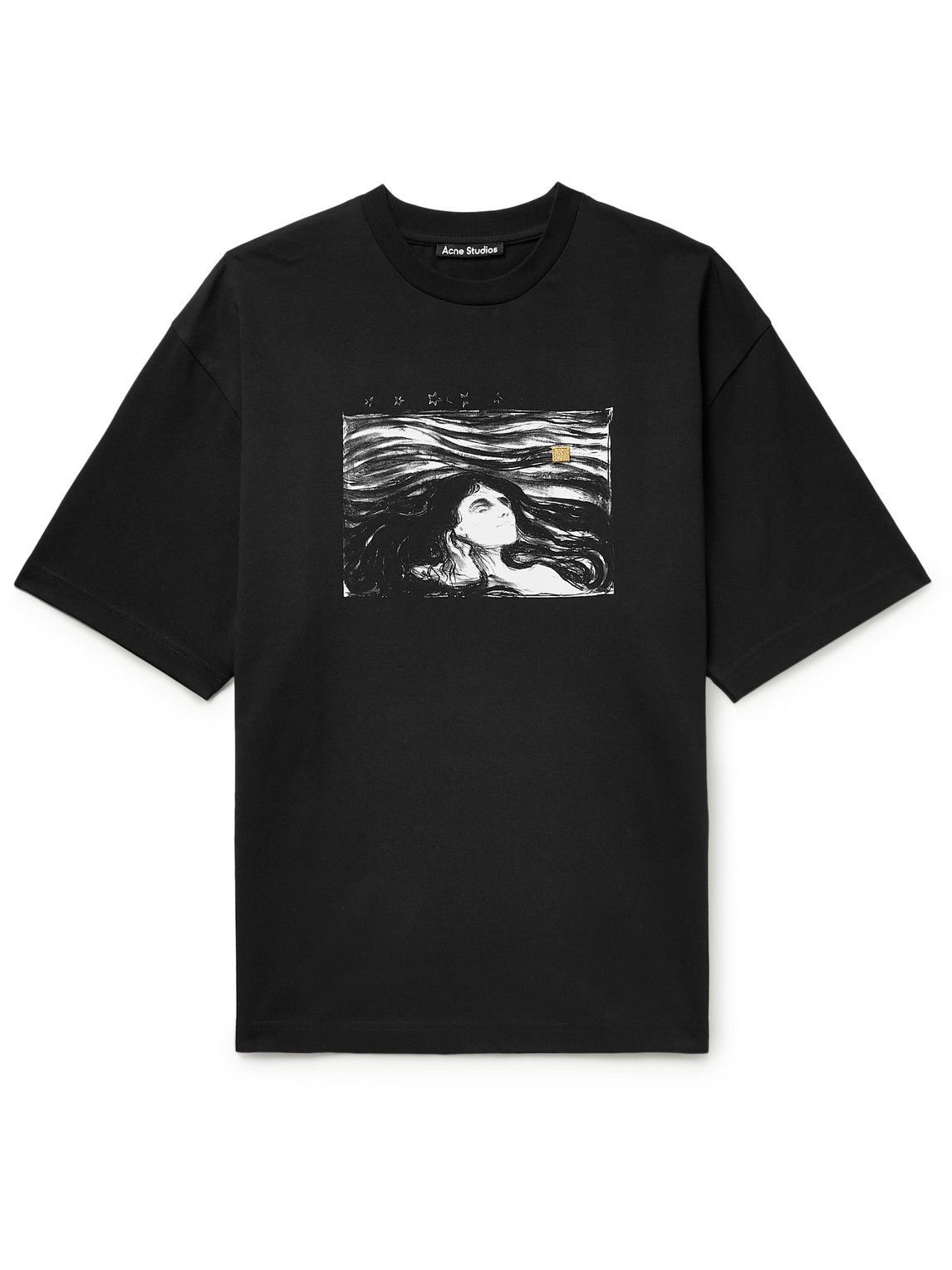 Acne Studios - Edvard Munch Lovers in the Waves Printed Cotton