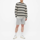 A.P.C. Men's Item Jersey Short in Light Grey Heather