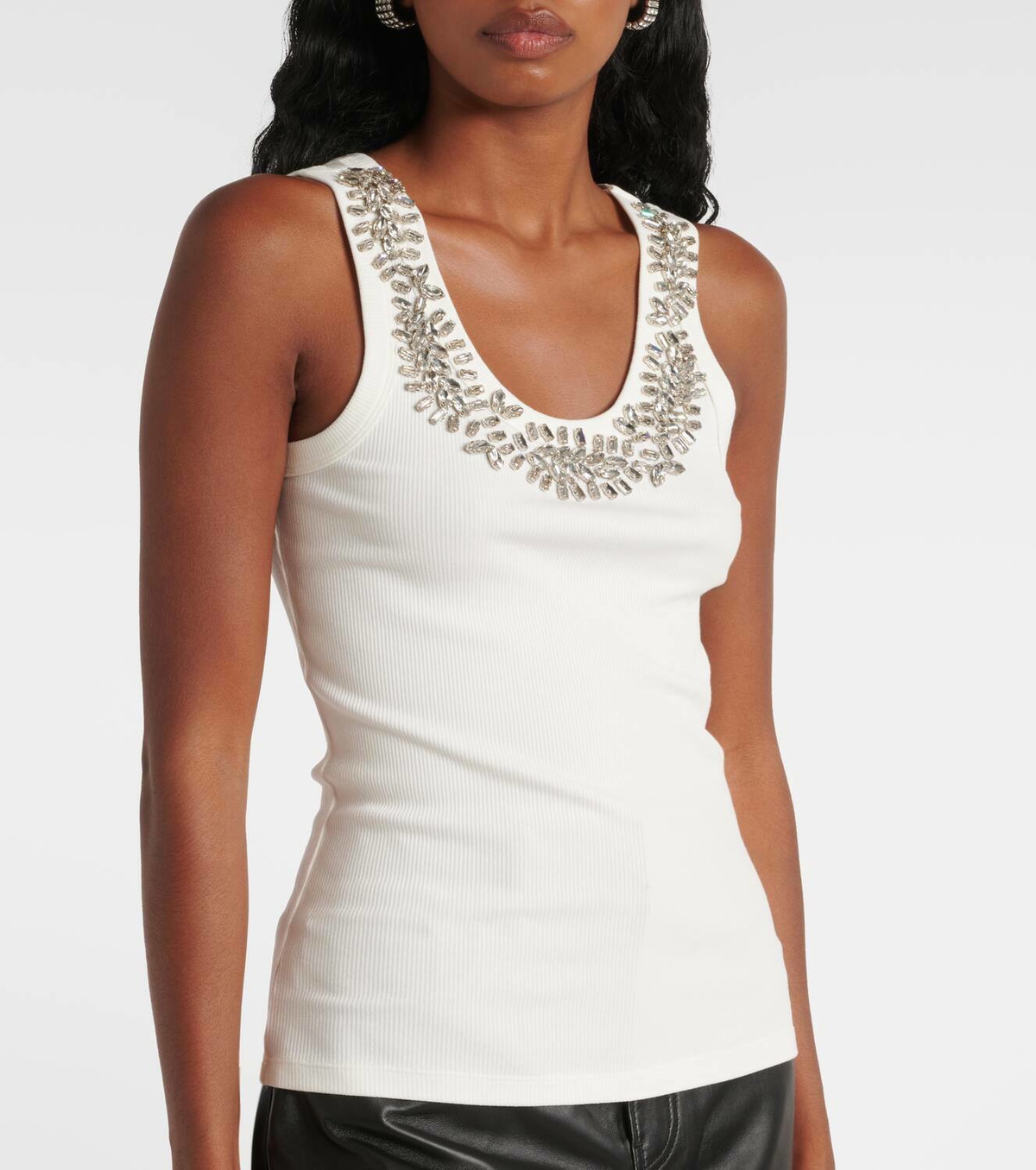 Xu Zhi Laurel embellished tank top