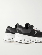 ON - Cloudstratus 3 Rubber-Trimmed Mesh Running Sneakers - Black