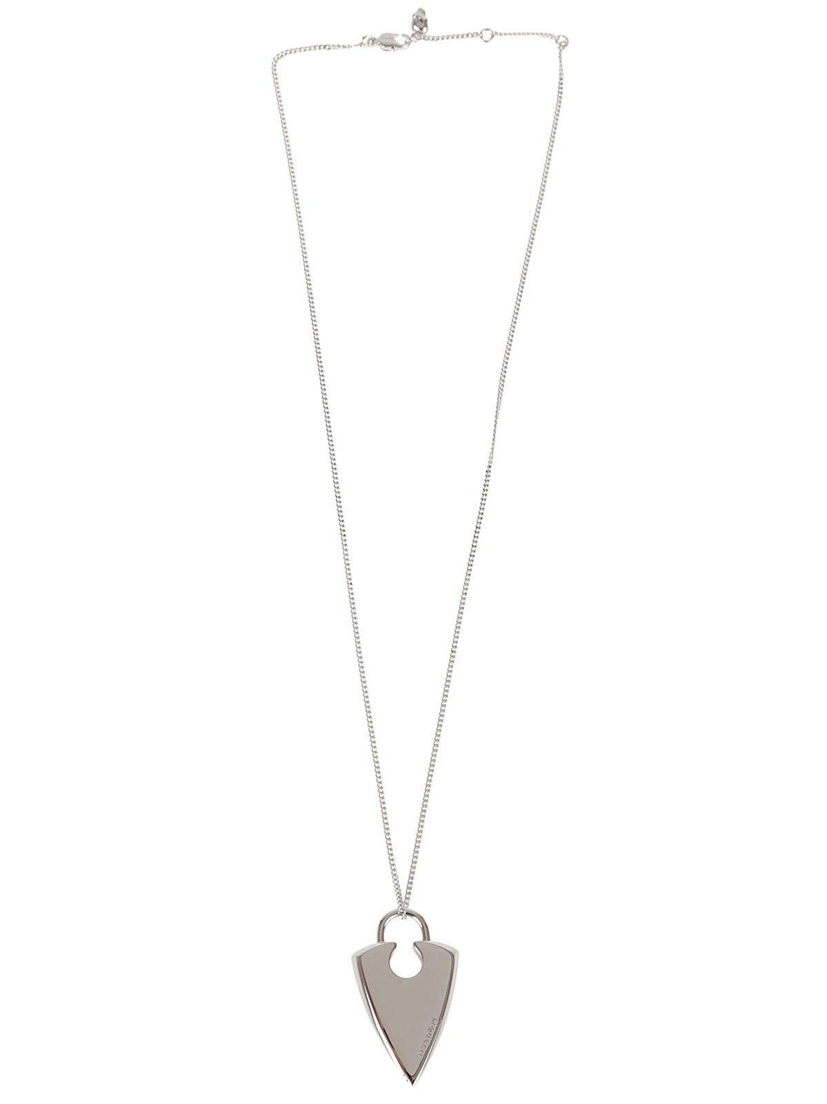 Alexander McQueen Gold Snake Medallion Coin Necklace