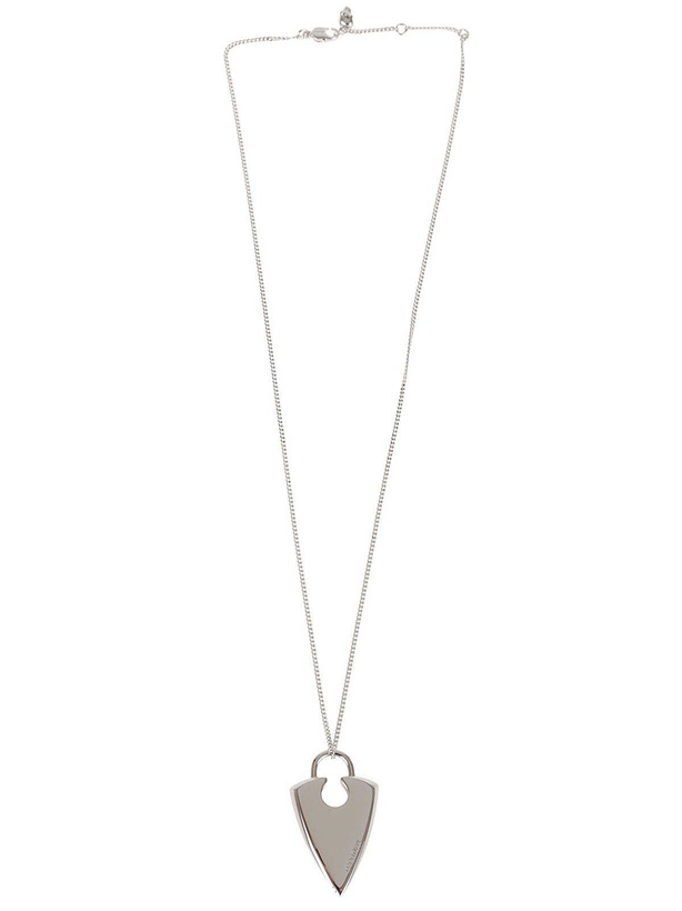 Photo: Alexander McQueen Arrow Pendant Chain-linked Necklace