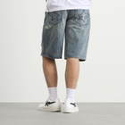 A Bathing Ape Men's Sta Denim Shorts in Light Indigo