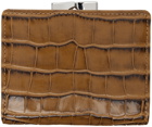 Vivienne Westwood Tan Small Frame Wallet