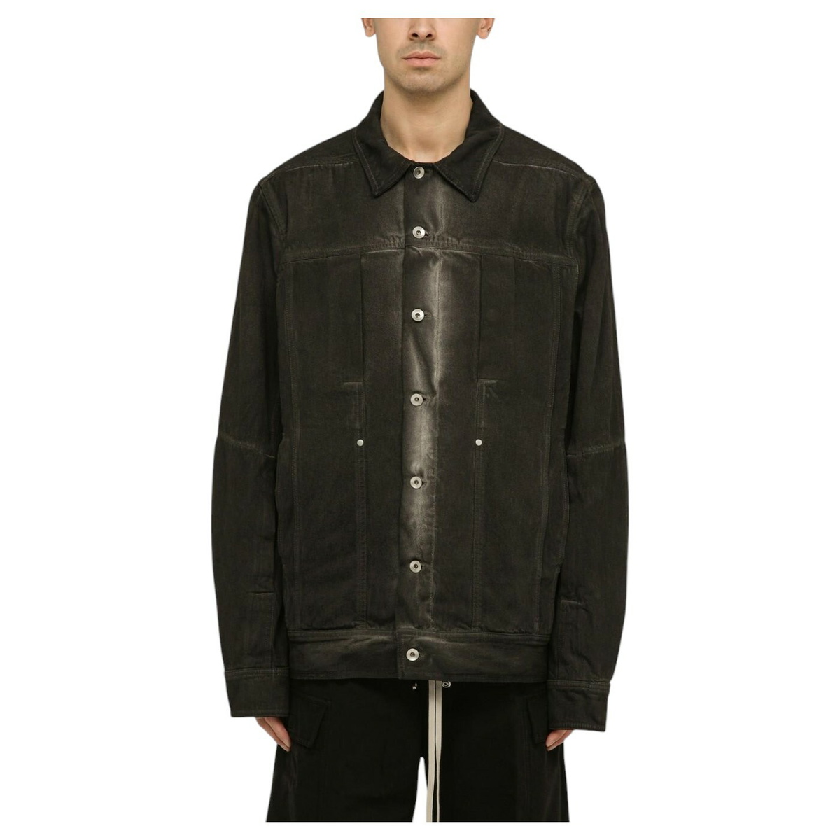 Rick Owens X Champion Jumbo Windbreaker Black Windbreaker