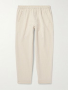 Folk - Drawcord Assembly Straight-Leg Linen and Cotton-Blend Trousers - Neutrals