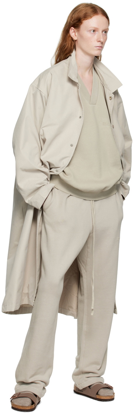Fear of God ESSENTIALS Gray V-Neck Vest