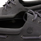 Timberland Men's 3-Eye Classic Lug Shoe in Dark Grey Nubuck