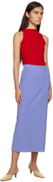 Birrot Blue H Maxi Skirt