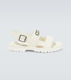 Gucci Logo leather sandals