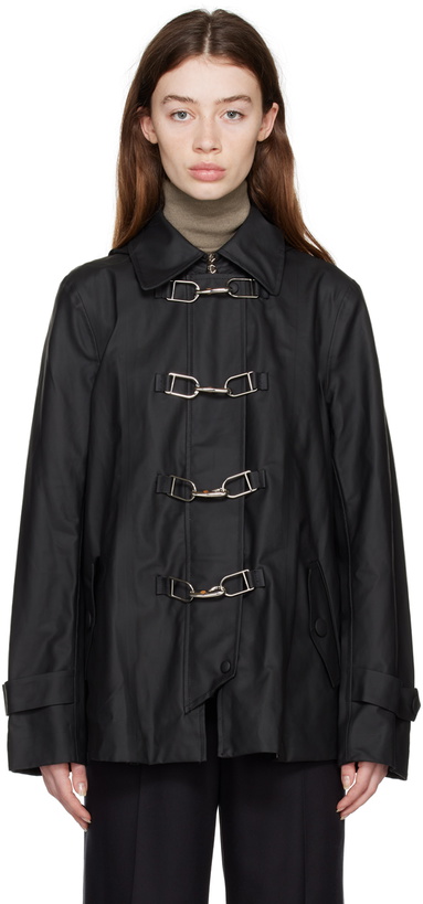 Photo: Gabriela Hearst Black Hayward Trench Coat
