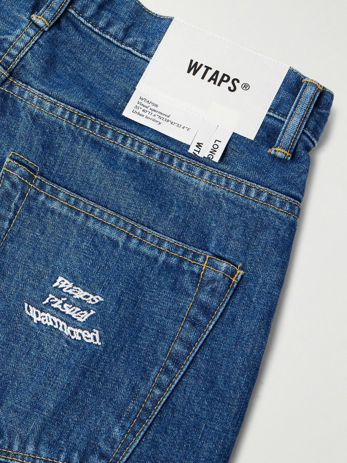 WTAPS - Blues Straight-Leg Cropped Jeans - Blue WTAPS