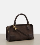 Loewe Amazona 180 Mini suede top-handle bag
