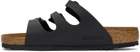 Birkenstock Black Birko-Flor Soft Footbed Florida Sandals