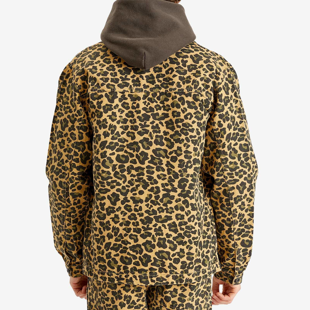 Stan Ray Men's Coverall Jacket in Leopard Camo