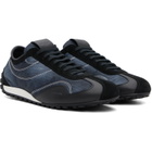 BALMAIN Black & Blue Racing Sneakers