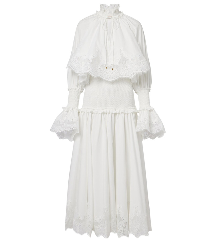 Photo: Zimmermann Alchemy lace-trimmed cotton poplin maxi dress