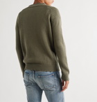 SAINT LAURENT - Distressed Cotton Sweater - Unknown